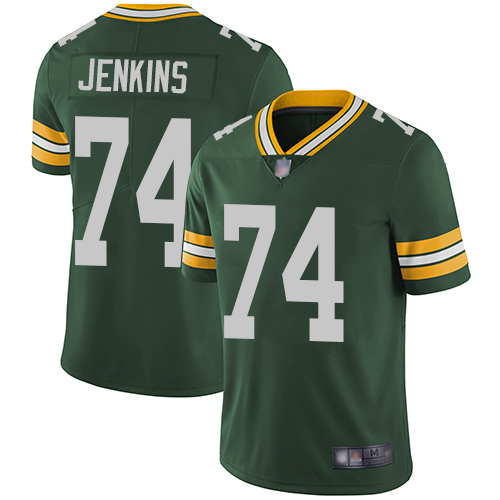 Green Bay Packers Limited Green Men #74 Jenkins Elgton Home Jersey Nike NFL Vapor Untouchable
